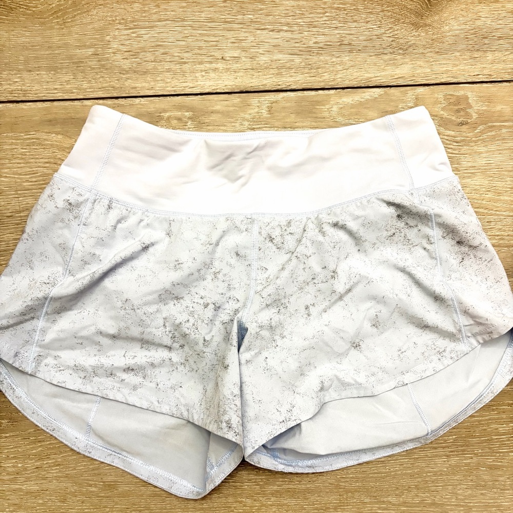 Lululemon Athletica Light Gray Athletic Shorts